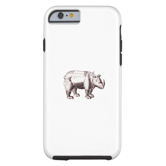 Fantasie-Nashorn nach Albrecht Durer Case-Mate iPhone Hülle (Rückseite)