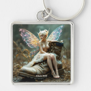 Fantasie Niedlich Old Big Boot Schlüsselanhänger