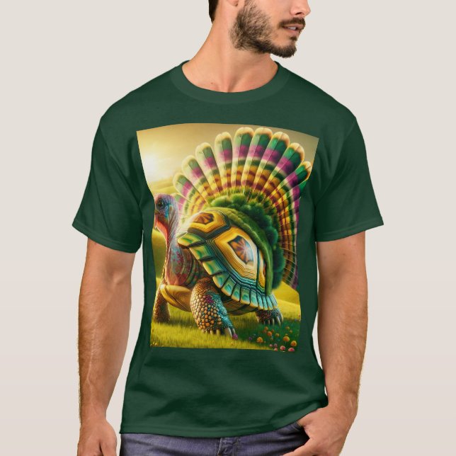 Fantasie Niedlich Türkei Turtle Mix T-Shirt (Vorderseite)