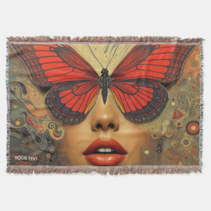 Fantasie Niedliche Abstrakte Schmetterlinge Augen Decke