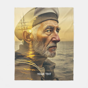 Fantasie Niedliches Altes Sailmeer Fleecedecke