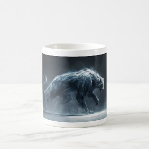 Fantasie-Panther-Monster Kaffeetasse