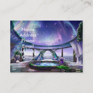 Fantasie-Pool-Visitenkarten Visitenkarte