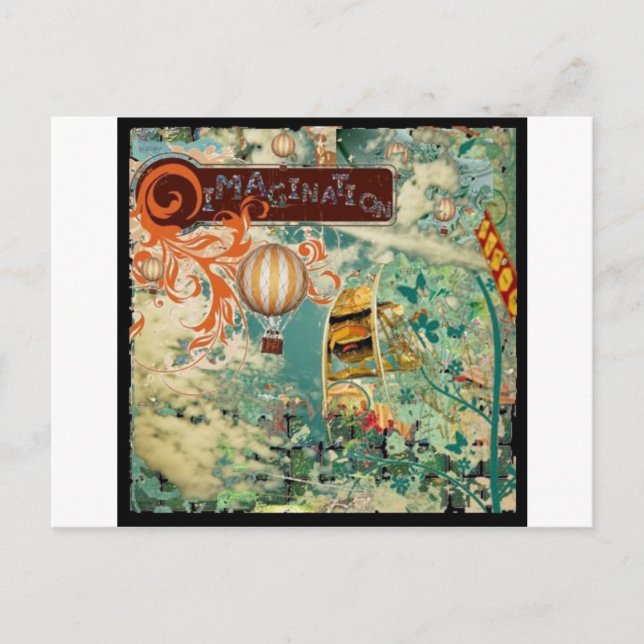 Fantasie Postkarte (Vorderseite)