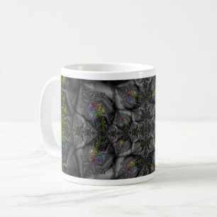 Fantasie   Rainbow Fraktal Art Wrap Tasse