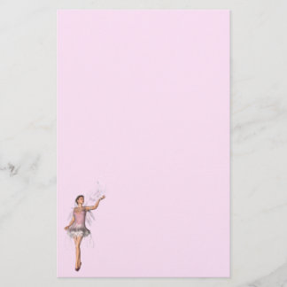 Fantasie-Rosa-Briefpapier KRW Lana feenhaftes Briefpapier