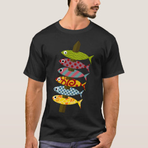 Fantasie Sardinen Spucke T-Shirt