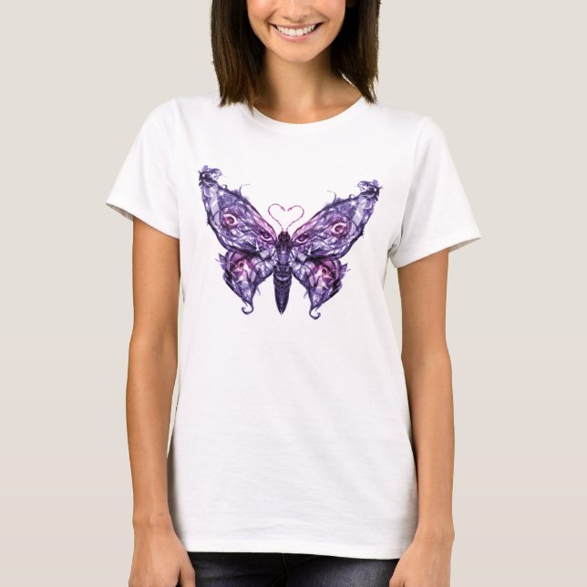Fantasie-Schmetterlings-Shirt T-Shirt (Vorderseite)