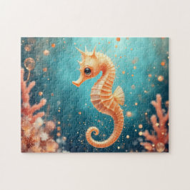 Fantasie-Seepferdchen Puzzle