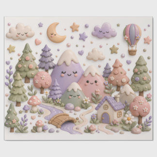 Fantasie-Seidenpapier Geschenkpapier