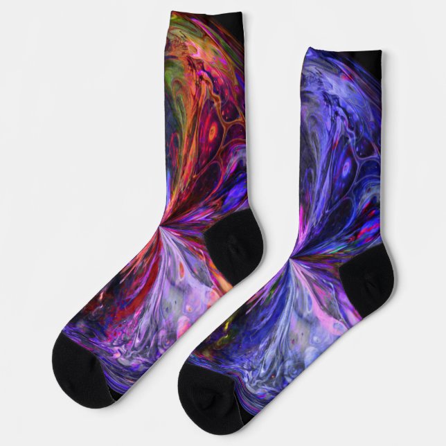 Fantasie-Sphäre Socken (Linkes Detail)
