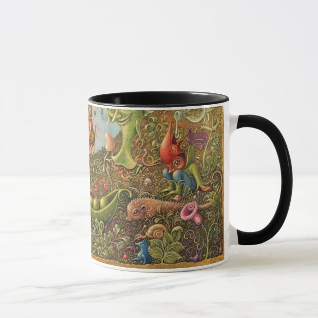 Fantasie-Tasse: Blüten-Jungen-Träumen Tasse (Rechts)