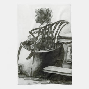 Fantasie treibt meine Realität an Geschirrtuch