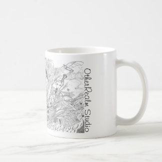 Fantasie-und Mythos-Collagen-Tasse Tasse