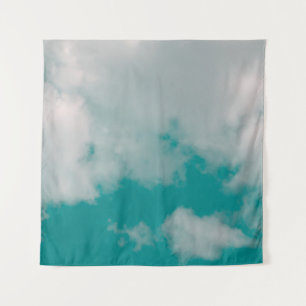 Fantasie und vintage dynamische Wolke und Himmel m Wandteppich