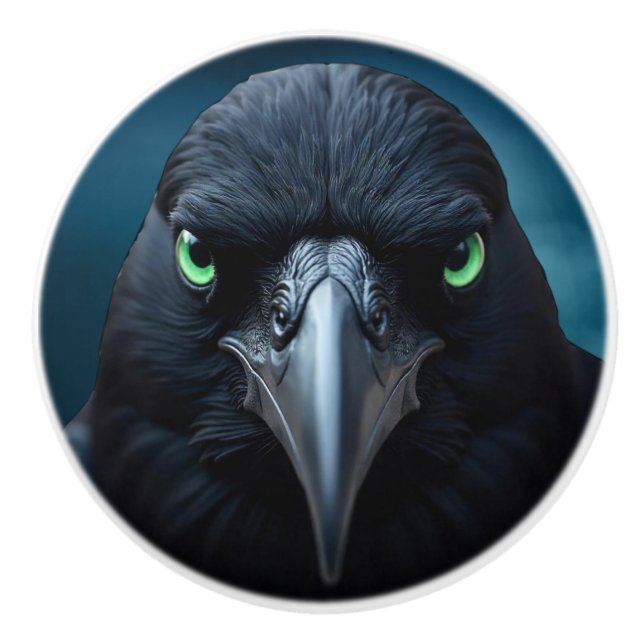 Fantasie von Crows Raven Keramikknauf (Vorderseite)