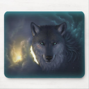 Fantasie-Wolf Mousepad
