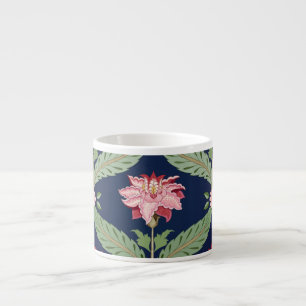 Fantasieblumen: Dunkle indische Motive Espressotasse