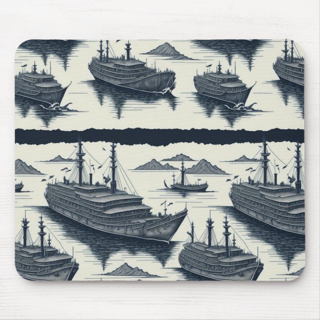 Fantasieflotte Mousepad (Vorne)