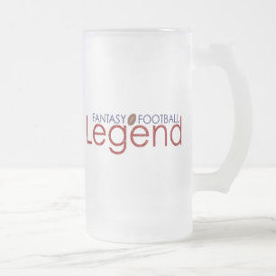 Fantasiefußballlegende neues 2010 mattglas bierglas