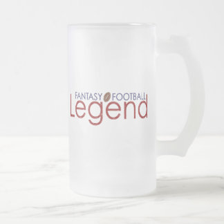 Fantasiefußballlegende neues 2010 mattglas bierglas