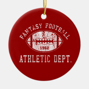 Fantasiefußballverzierung Keramik Ornament