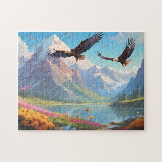Fantasiegebirge Puzzle (Horizontal)