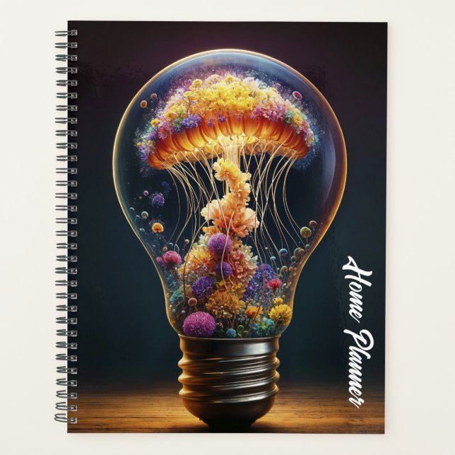 Fantasieglas Glühbirne Wasserleuchten Kreativität Planer (Vorderseite)