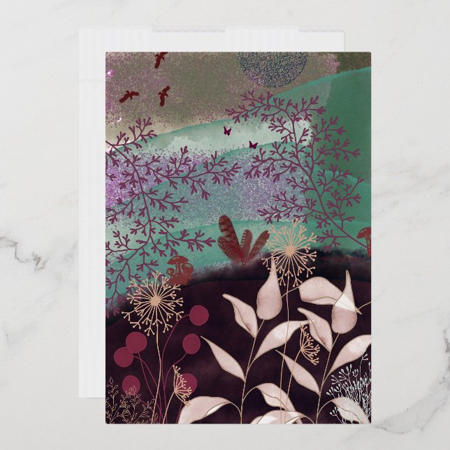 Fantasielandschaft Folieneinladung (Briefumschlag)