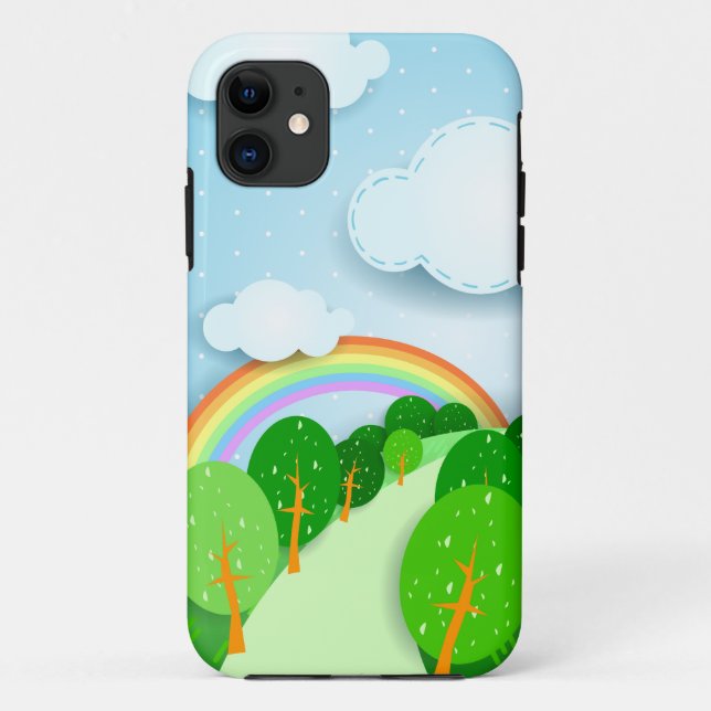 Fantasielandschaft, iPhone-Gehäuse Case-Mate iPhone Hülle (Rückseite)
