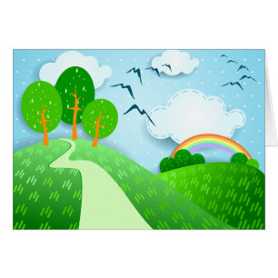 Fantasielandschaft, Karte