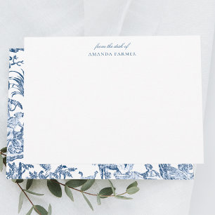 Fantasiemythische Kreaturen Vintag Toile-Blue Mitteilungskarte