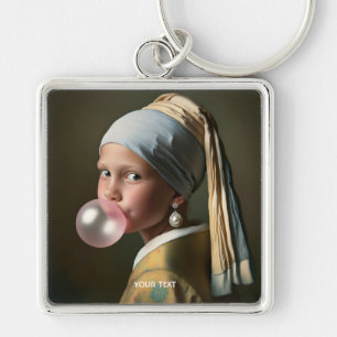 FantasieNiedliches Rosa-Bläschen Schlüsselanhänger