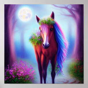 Fantasiepferd poster