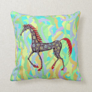 Fantasiepferdestifttinte, die Kissenentwurf Kissen