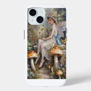 Fantasiepilzfee iPhone 15 Hülle