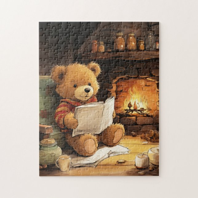 Fantasievoll Teddy Bear Jigsaw Fun Puzzle (Vertikal)