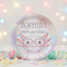 Fantasievolle Axolotl-Kinder-Geburtstag