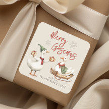 Fantasievolle Gans Weihnachtsgeschenk