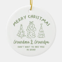 Fantasievolle Großeltern Schwangerschaftsankündigu