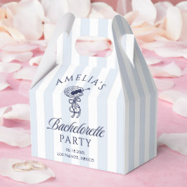 Fantasievolle handgezeichnete Cocktail-Junggeselli Geschenkschachtel