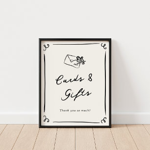 Fantasievolle handgezeichnete Karten & Geschenke Poster