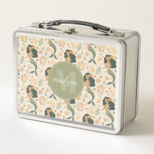 Fantasievolle Meerjungfrau Metall-Lunchbox Metall Brotdose