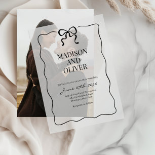 Fantasievolle schwarze Fliege Hochzeit