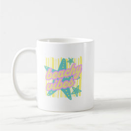 Fantasievolle Strand Muscheln Kaffeetasse