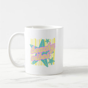 Fantasievolle Strand Muscheln Kaffeetasse