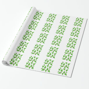Fantasievolle Weihnachtsbäume Geschenkpapier