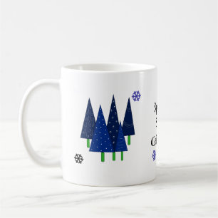 Fantasievolle Weihnachtsbäume Tasse