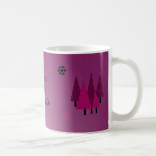 Fantasievolle Weihnachtsbäume Tasse