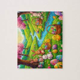 Fantasievoller Osterhase & Freunde Puzzle